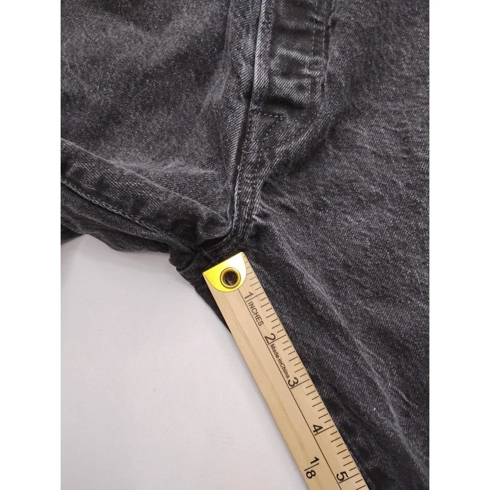 Levis Jeans 501 CT Tapered Button Fly Faded Black‎ Wash 38x34 (fit 36x31)